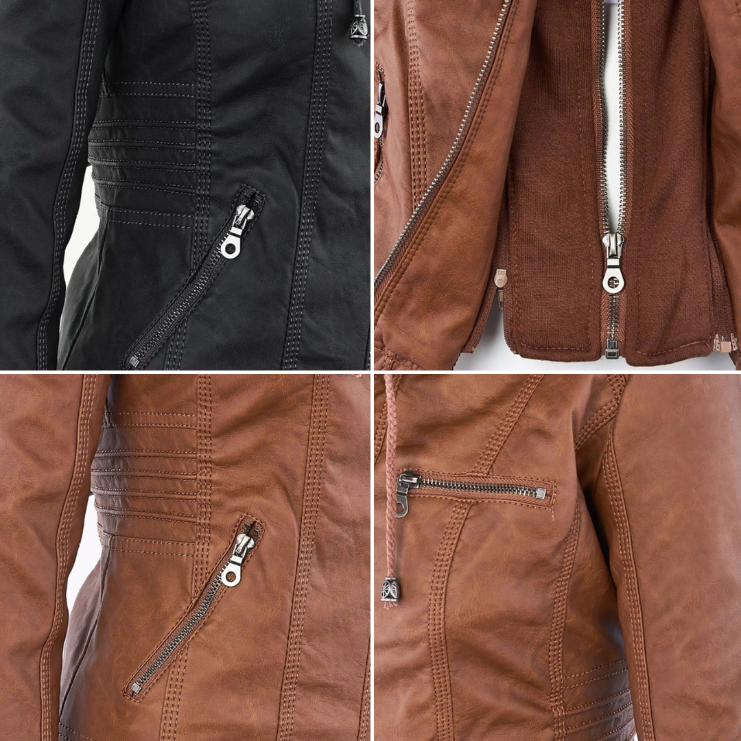 CHAQUETA FLAVIA CUERO
