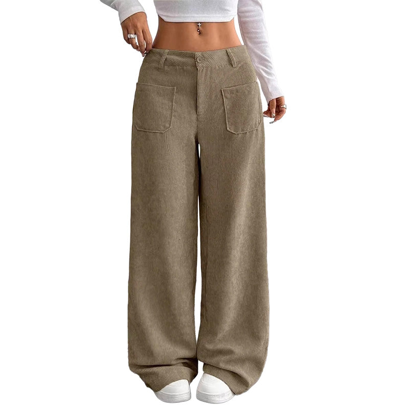 PANTALÓN ANCHO DE PIERNA LARGA