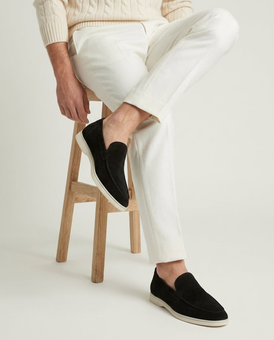 MOCASÍN CLÁSICO DE GAMUZA