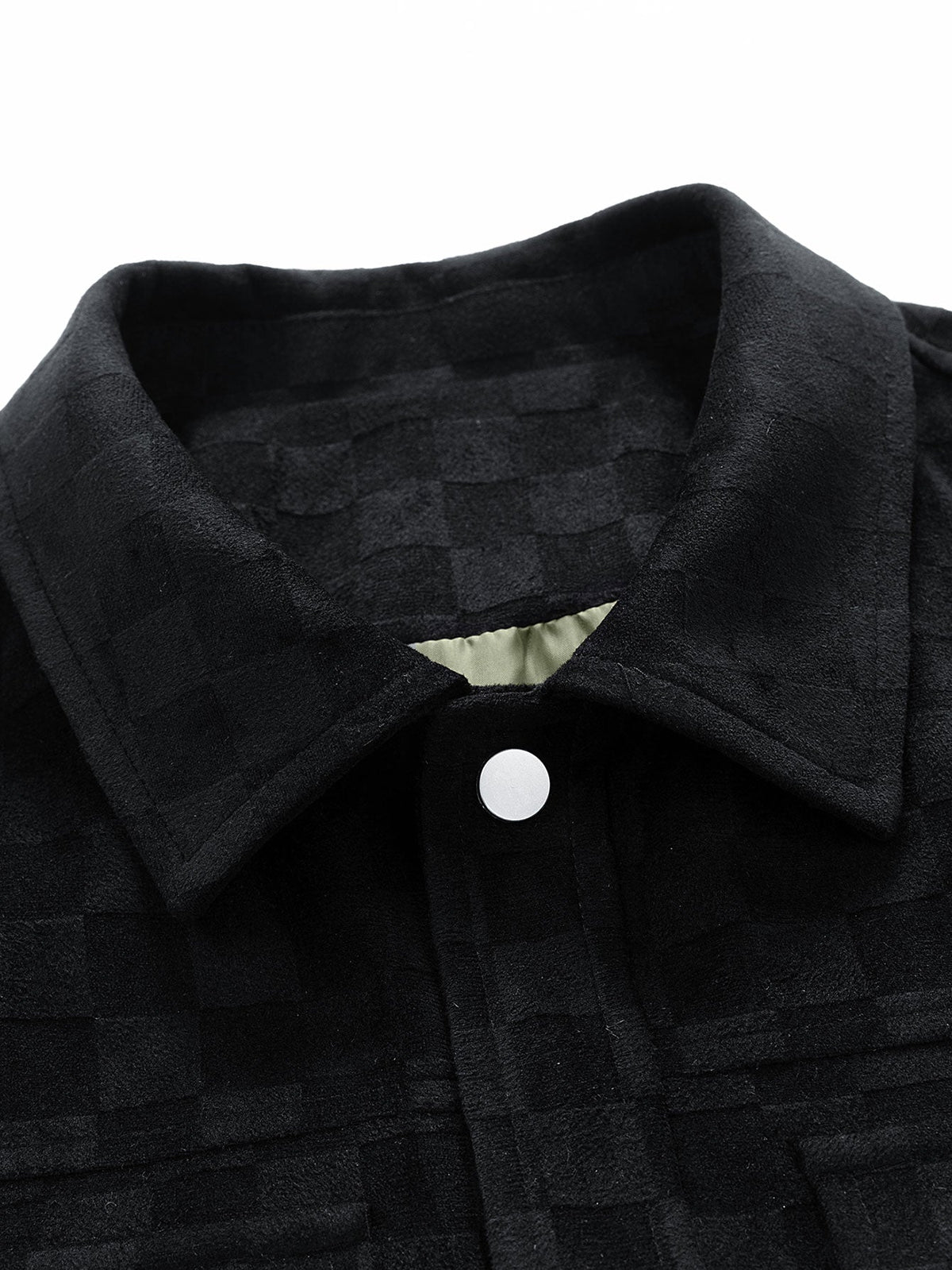 CHAQUETA CON BOLSILLO DE ANTE SINTETICO