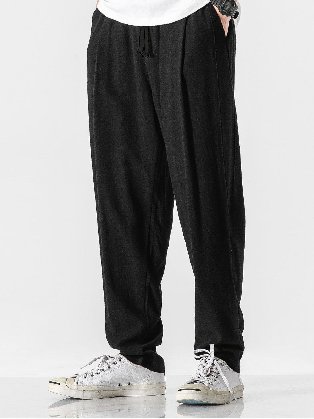 PANTALONES HAREEM LINO