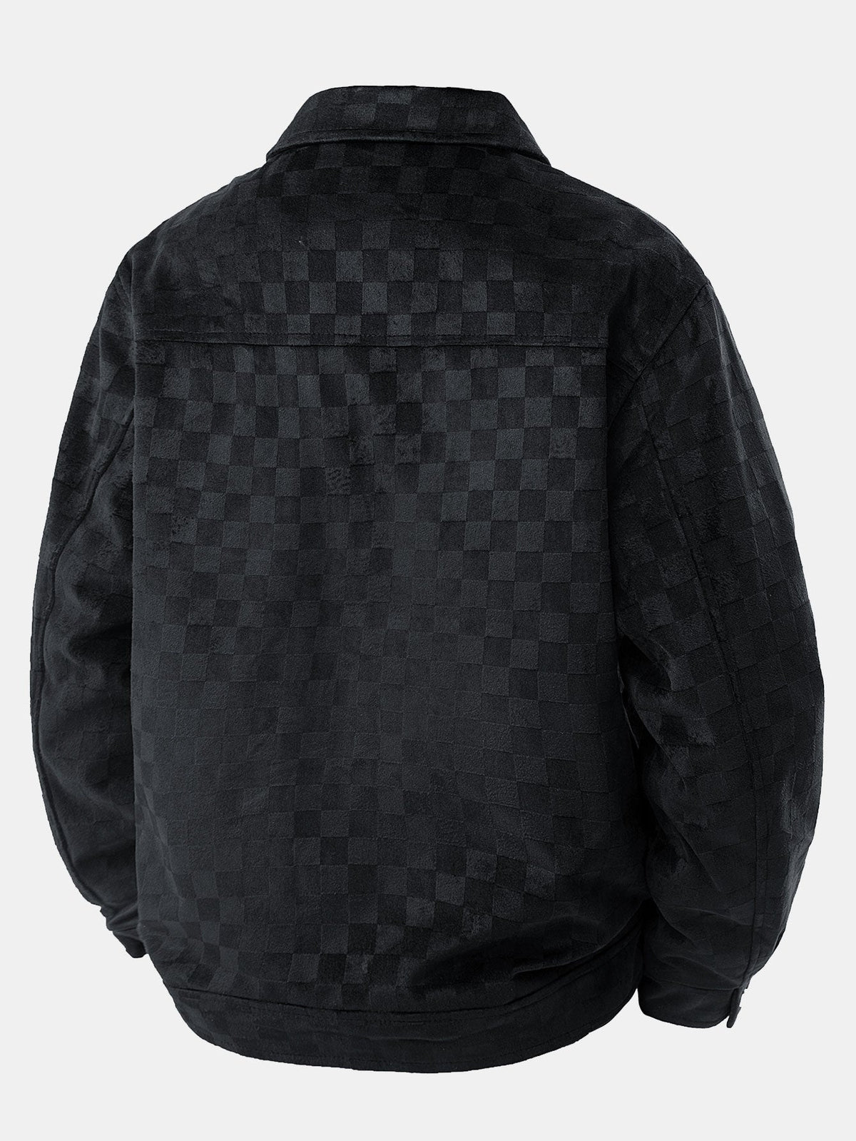 CHAQUETA CON BOLSILLO DE ANTE SINTETICO