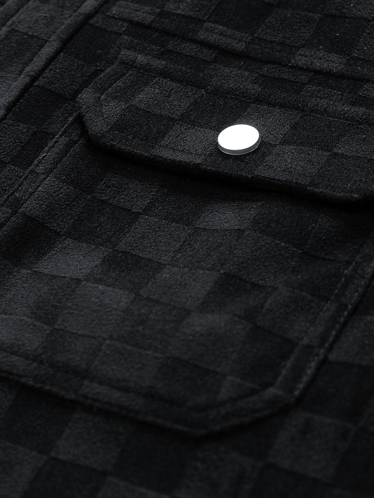 CHAQUETA CON BOLSILLO DE ANTE SINTETICO