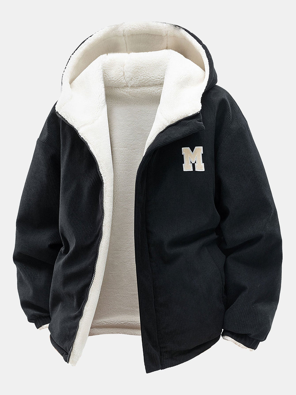 CHAQUETA REVERSIBLE CON TEDDY