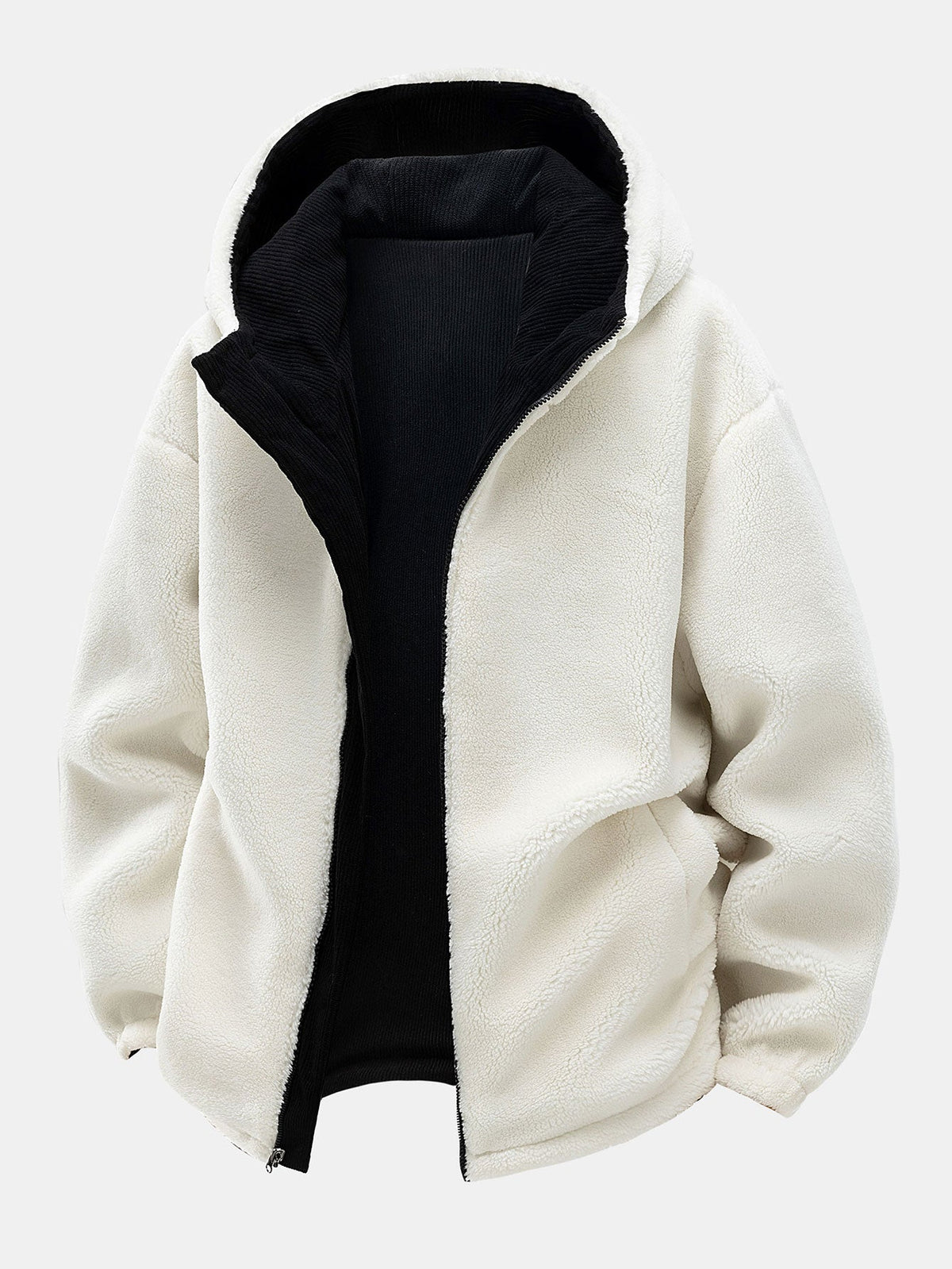 CHAQUETA REVERSIBLE CON TEDDY