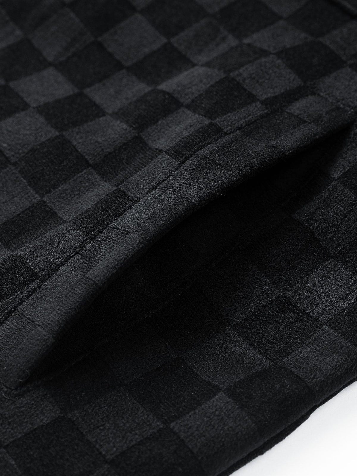 CHAQUETA CON BOLSILLO DE ANTE SINTETICO