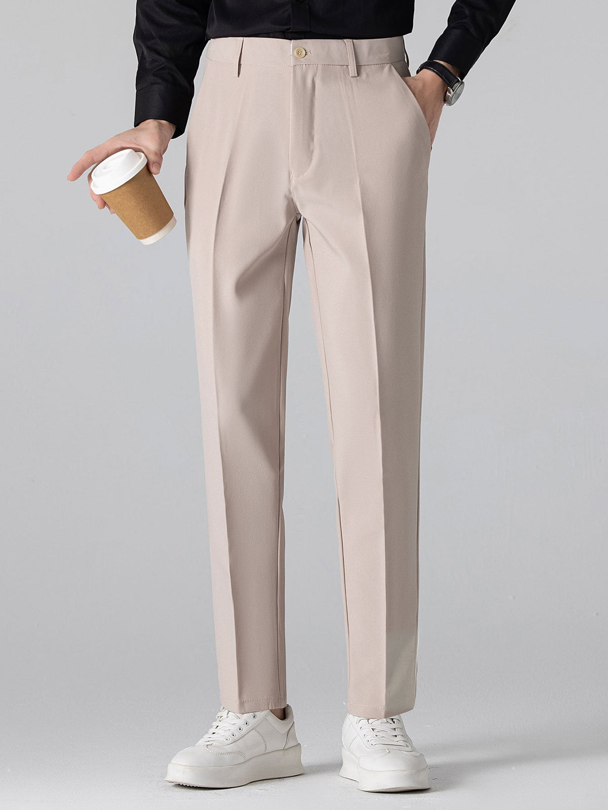 PANTALONES CORTE CONICO AJUSTADOS