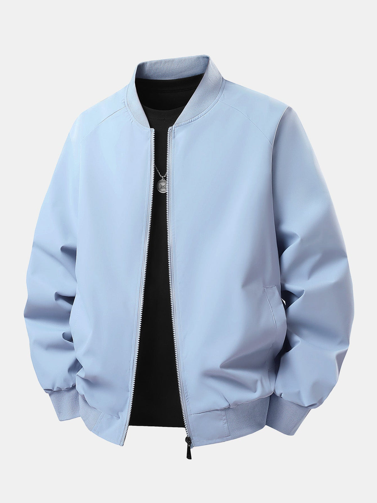CHAQUETA BOMBER CON CREMALLERA