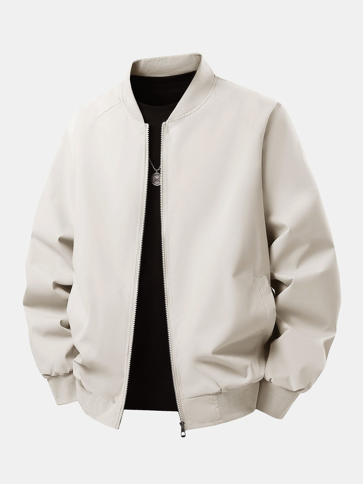 CHAQUETA BOMBER CON CREMALLERA