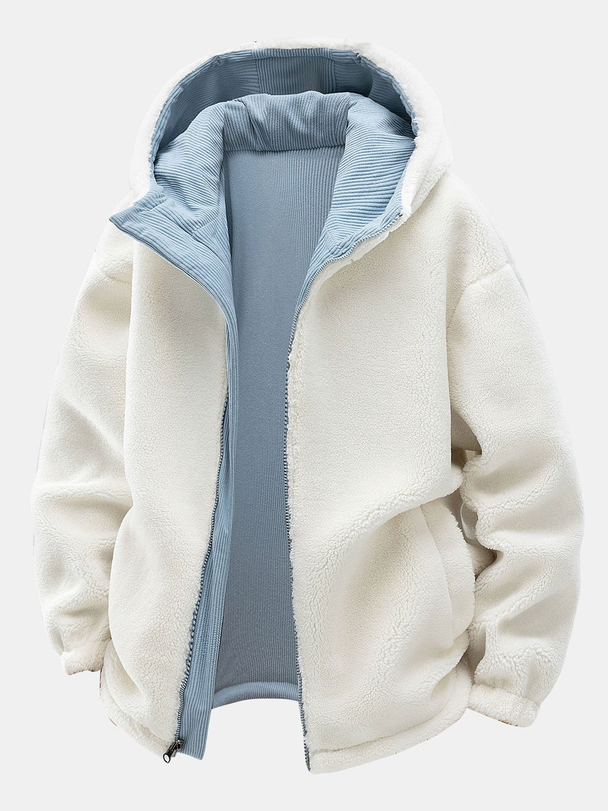 CHAQUETA REVERSIBLE CON TEDDY