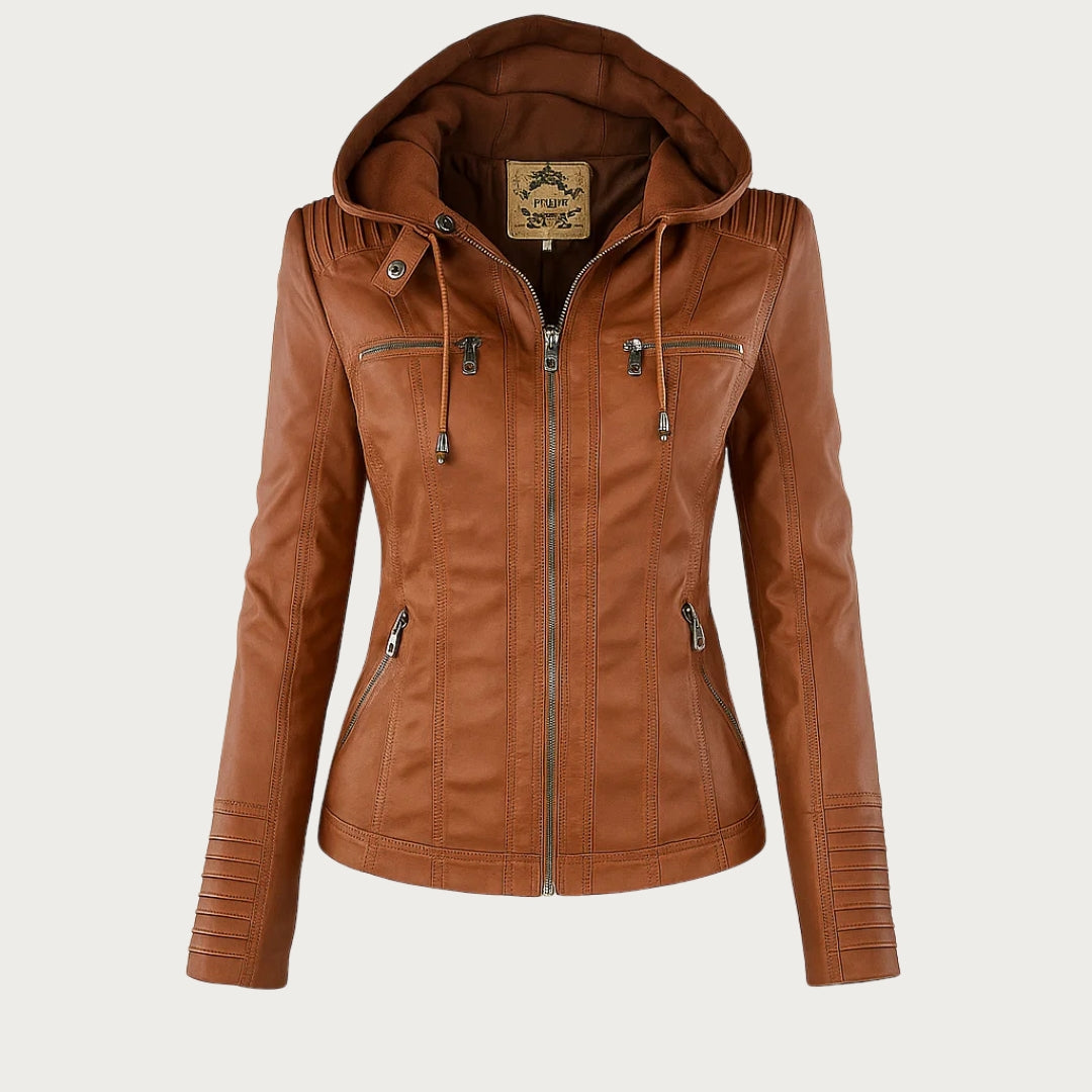 CHAQUETA FLAVIA CUERO