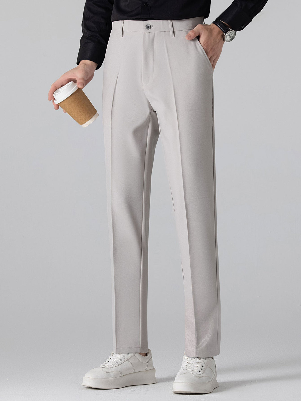 PANTALONES CORTE CONICO AJUSTADOS