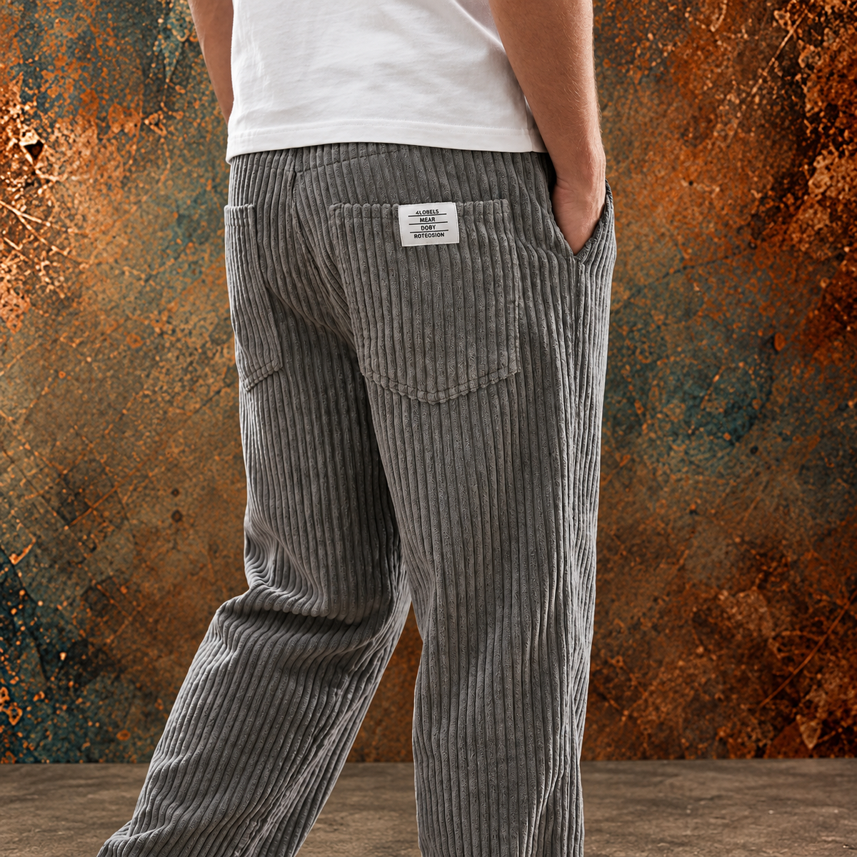 PANTALON ANCHO DE PANA