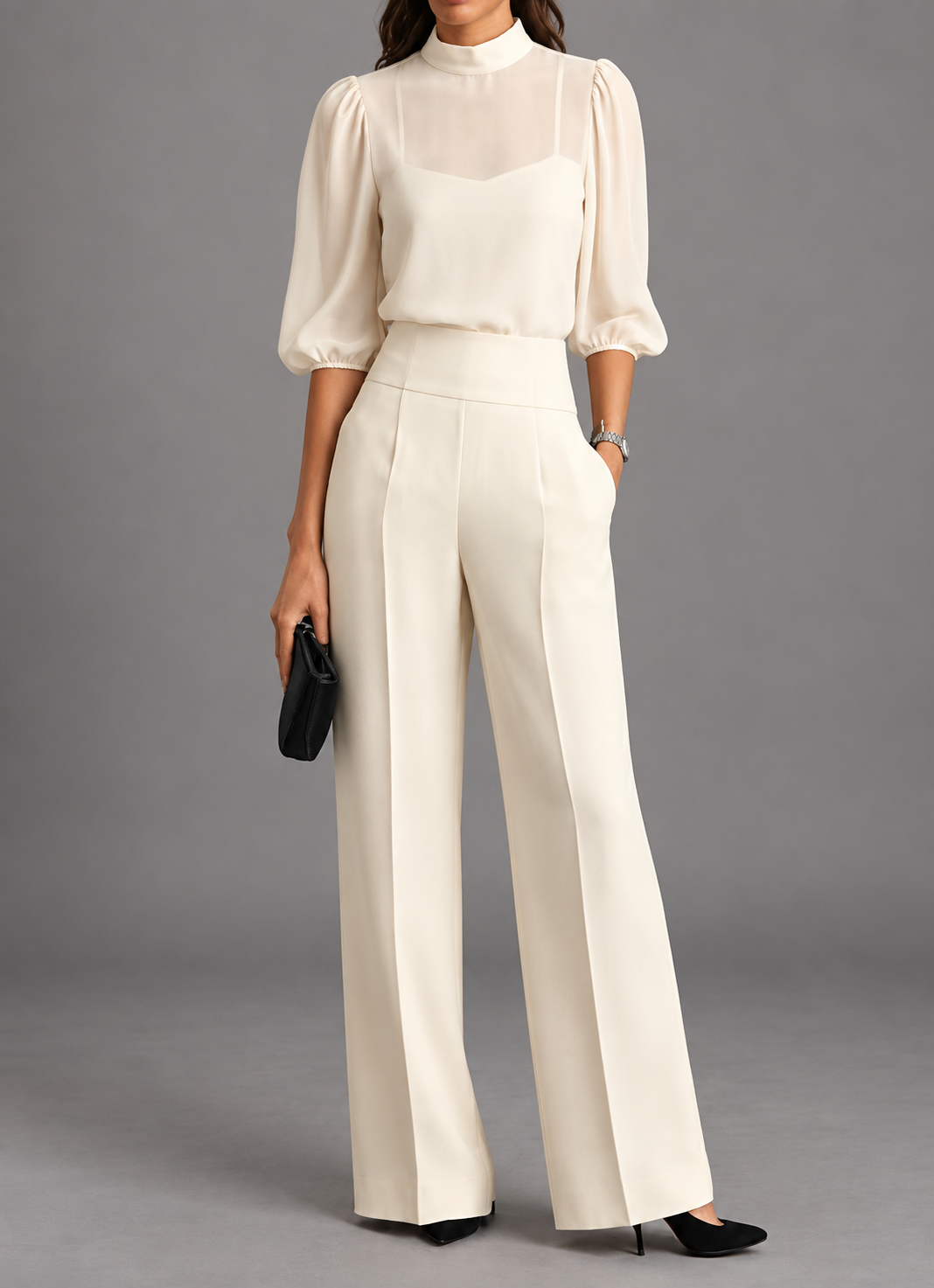 CONJUNTO ELEGANTE 3 PIEZAS NADIA