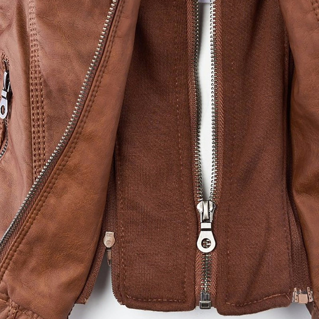 CHAQUETA FLAVIA CUERO