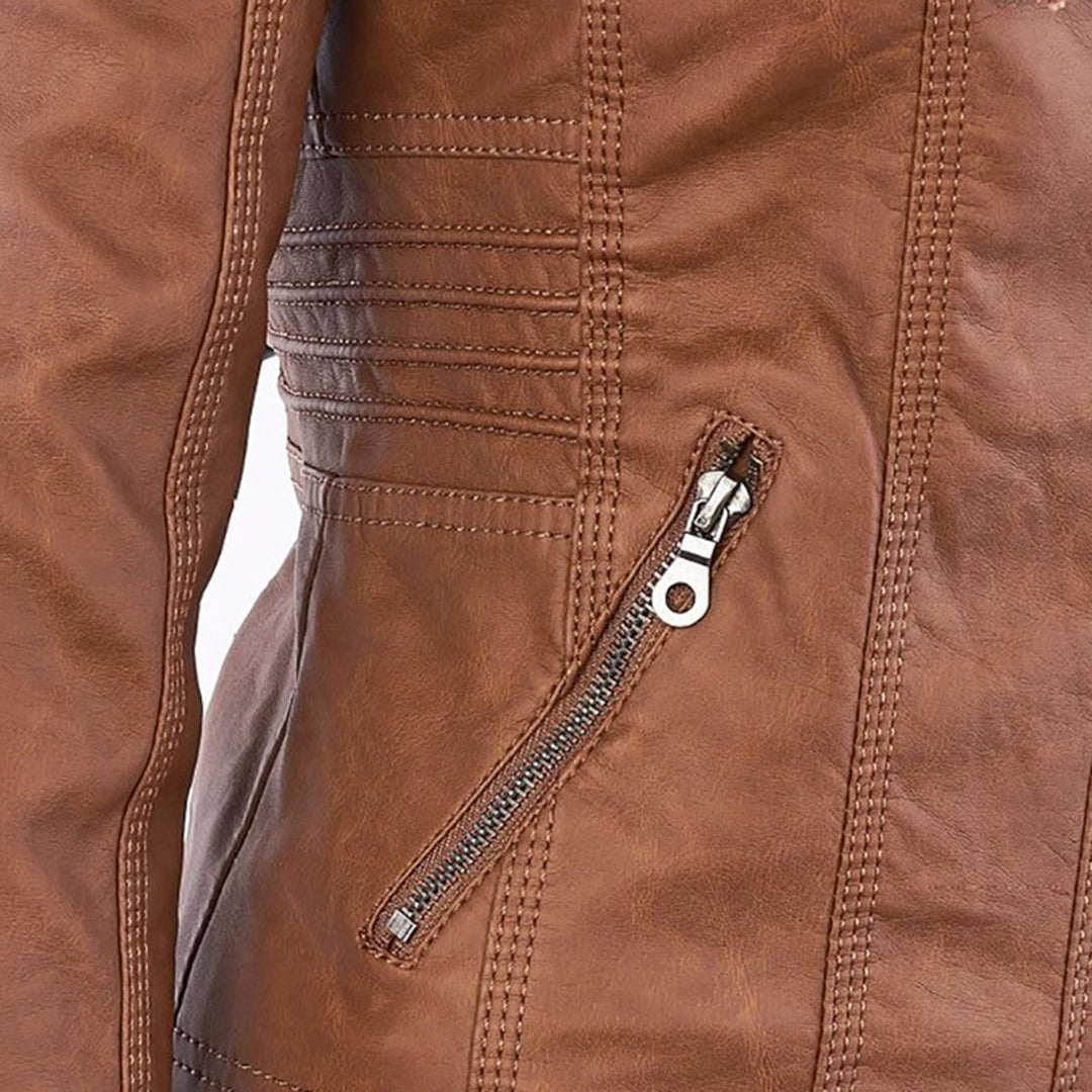 CHAQUETA FLAVIA CUERO