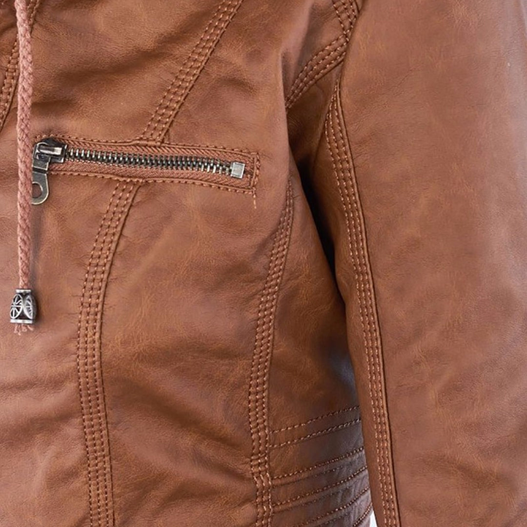 CHAQUETA FLAVIA CUERO