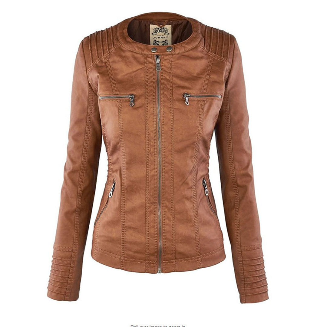 CHAQUETA FLAVIA CUERO