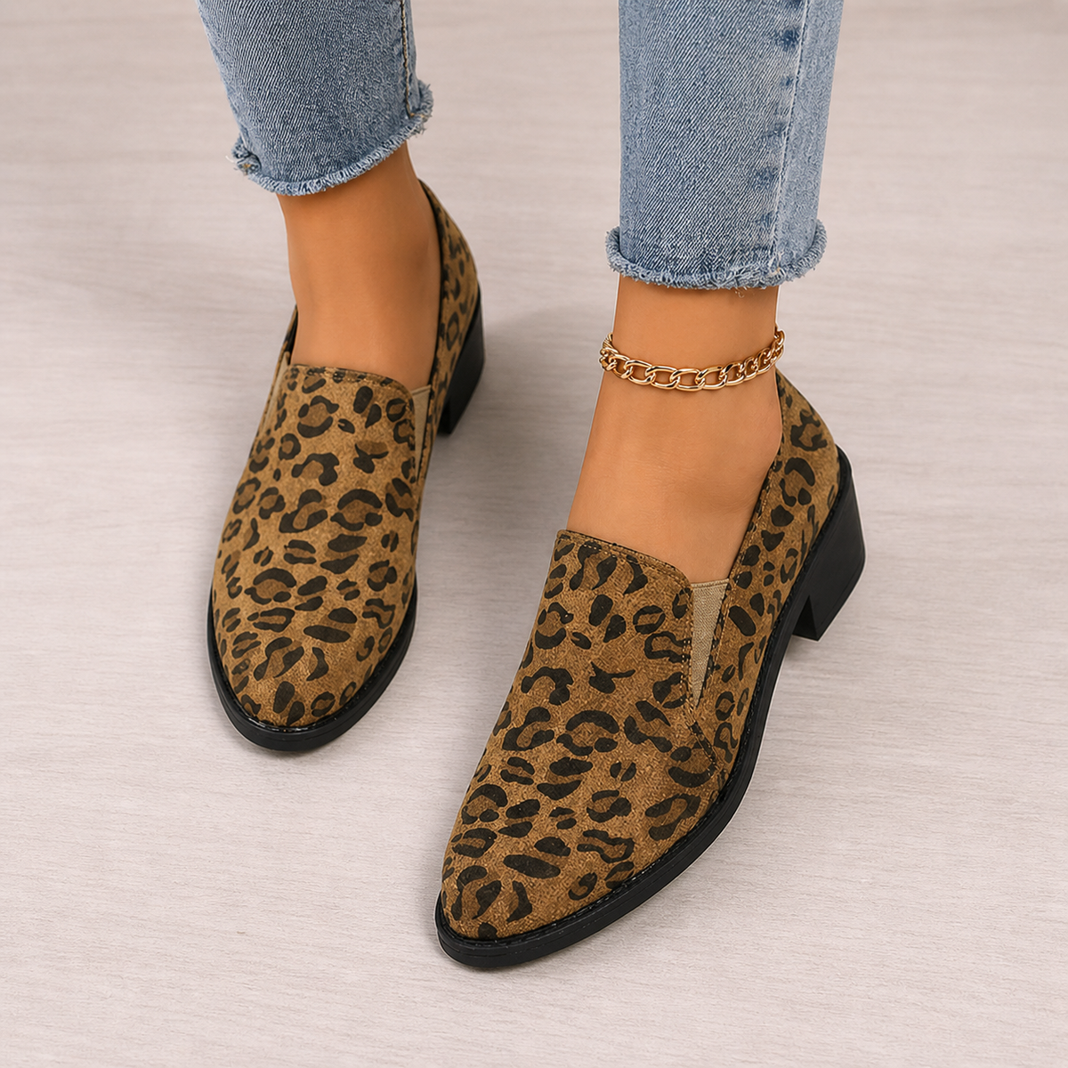 MOCASÍN LEOPARDO ANGÉLICA