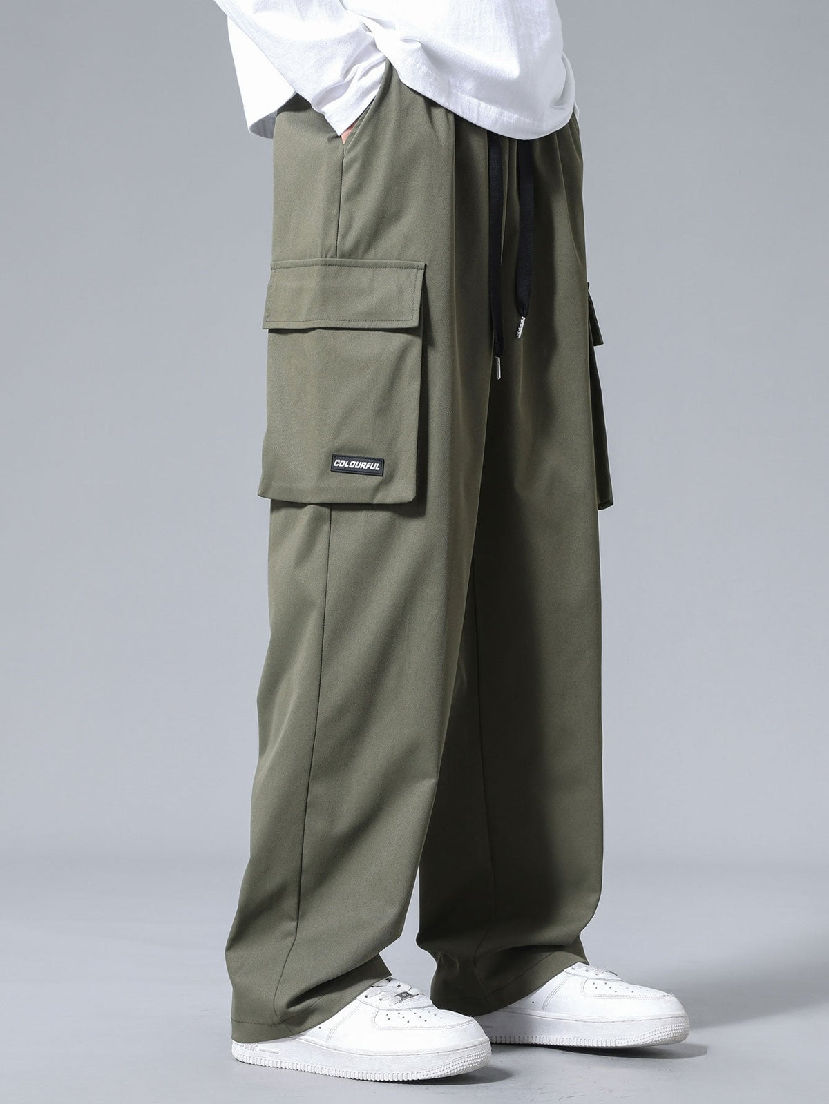PANTALONES CARGO CON CORDON