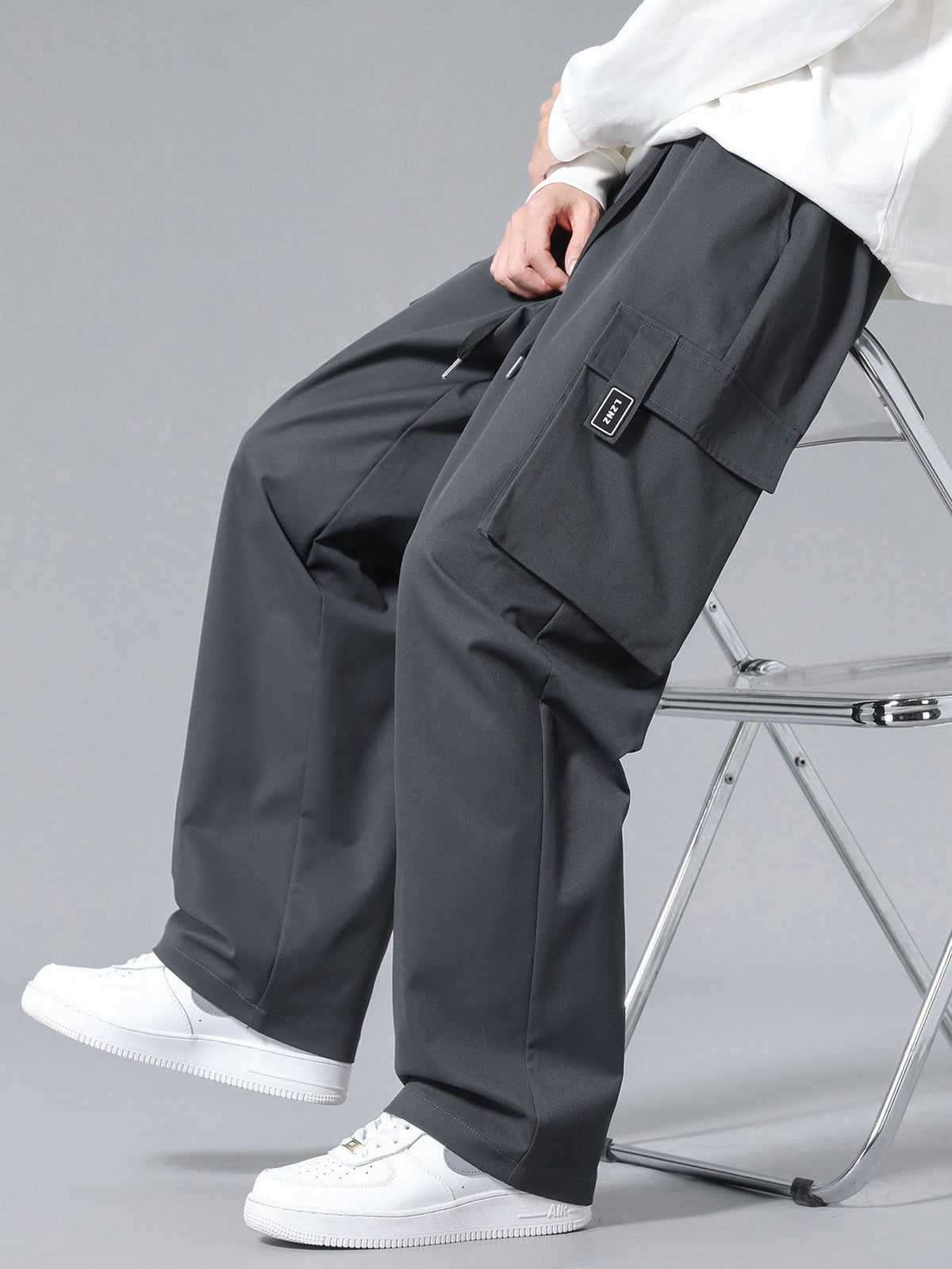 PANTALONES CARGO CON CORDON
