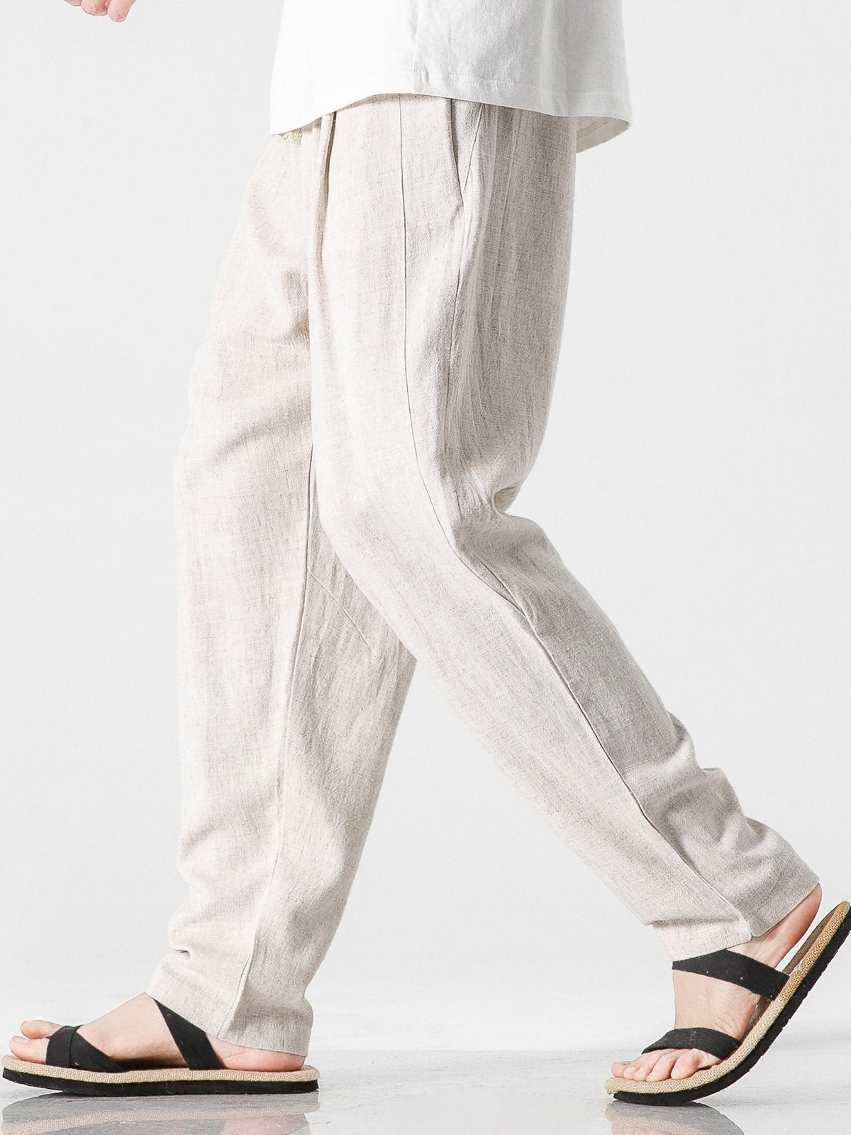 PANTALONES HAREEM LINO