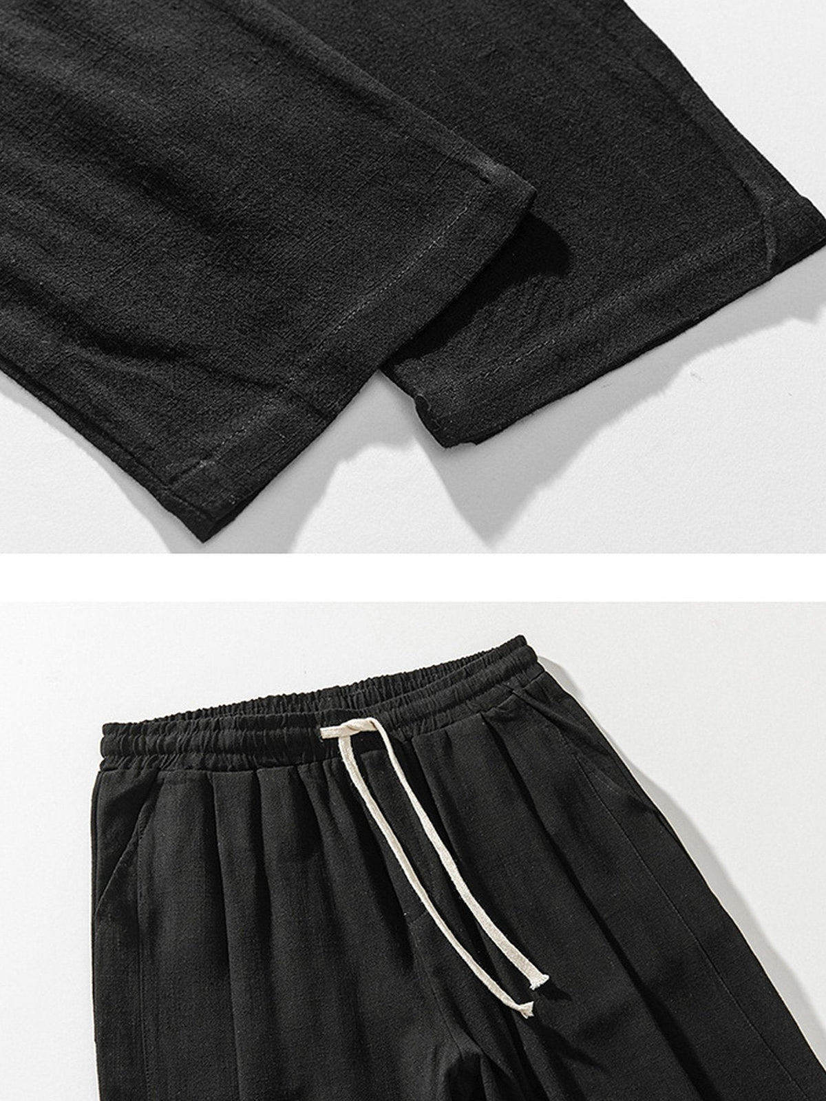 PANTALONES HAREEM LINO