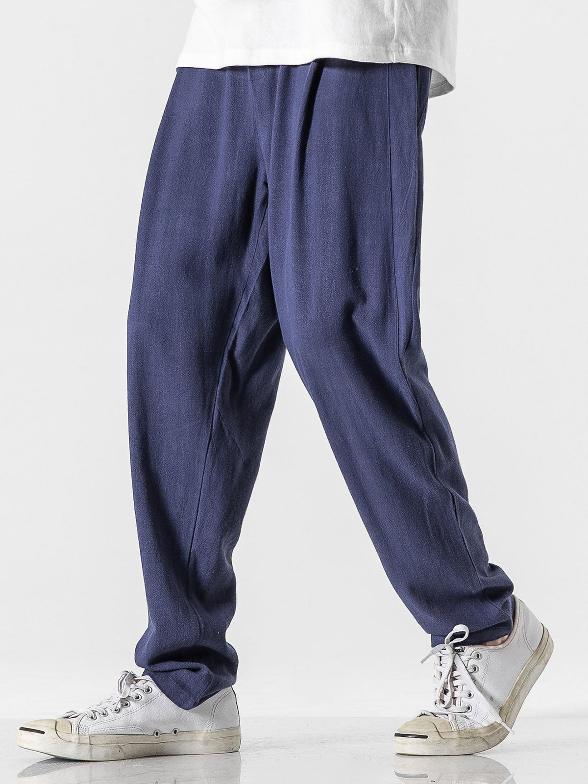 PANTALONES HAREEM LINO