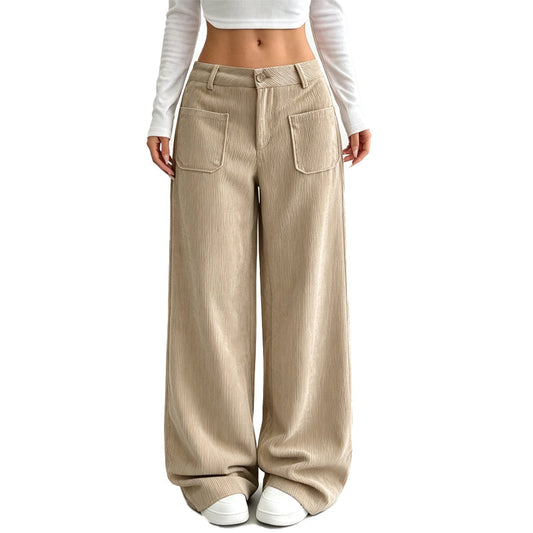 PANTALÓN ANCHO DE PIERNA LARGA
